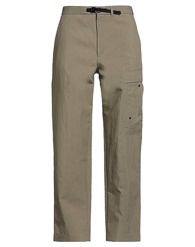 DIOR Casual trouser Military green 51% Polyamide, 49% Cotton, Polyurethane