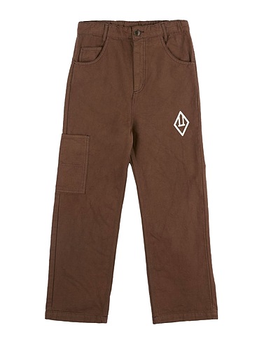 THE ANIMALS OBSERVATORY Casual trouser Chocolate brown 100% Cotton