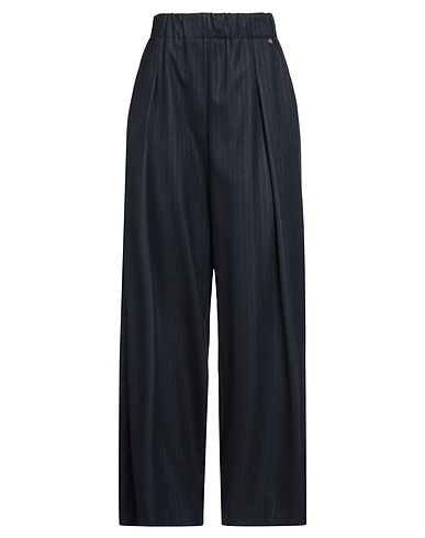 LIU •JO Casual trouser Midnight blue 64% Polyester, 33% Viscose, 2% Elastane, 1% Metallic Polyester