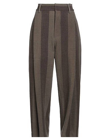 UMA WANG Casual pants Khaki 84% Virgin Wool, 13% Polyamide, 3% Elastane