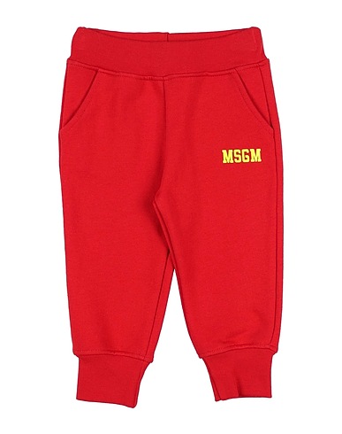 MSGM Hosen KIDS Rot 100% Baumwolle