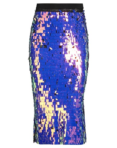 PATRIZIA PEPE Midi skirt Purple 92% Polyamide, 8% Elastane, Polyester, PVC - Polyvinyl chloride