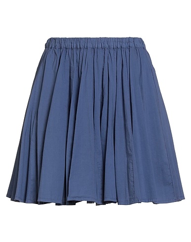 XíRENA Mini skirt Slate blue 100% Cotton