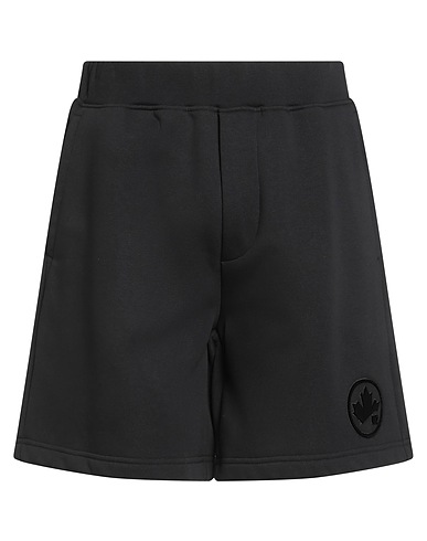 DSQUARED2 Shorts & Bermuda Black 67% Cotton, 33% Polyester, Elastane
