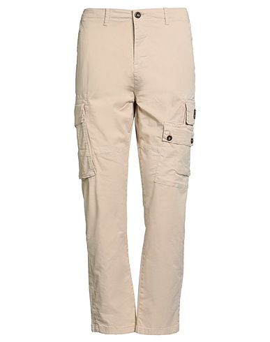 AERONAUTICA MILITARE Casual pants Beige 97% Cotton, 3% Elastane