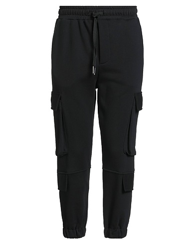 YES LONDON Pantalone Nero 100% Cotone