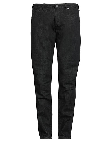 EMPORIO ARMANI Pantaloni jeans Nero 72% Cotone, 19% Poliestere, 8% Lana, 1% Elastan