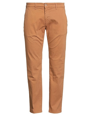 TAKE-TWO Pantalone Cammello 98% Cotone, 2% Elastan