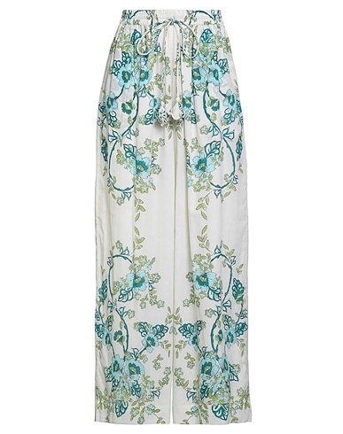 HANNAH Casual trouser White 100% Cotton