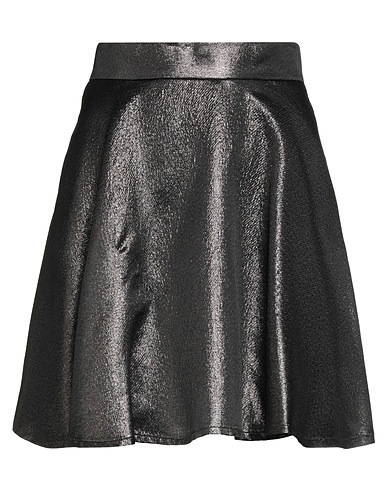 SAGE AND IVY Mini skirt Charcoal 47% Polyester, 23% Acetate, 18% Viscose, 12% Textile fibres
