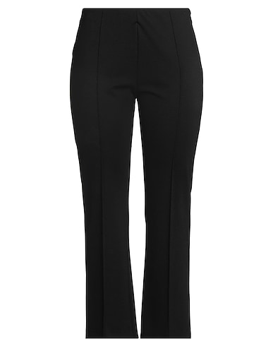 CARACTÈRE Casual pants Black 68% Viscose, 27% Polyamide, 5% Elastane