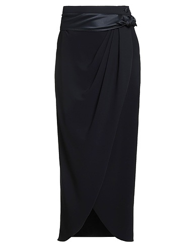 EMPORIO ARMANI Long skirt Midnight blue 100% Polyester