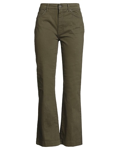 CIGALA'S Повседневные брюки Зелёный милитари 98% Хлопок, 2% Эластан