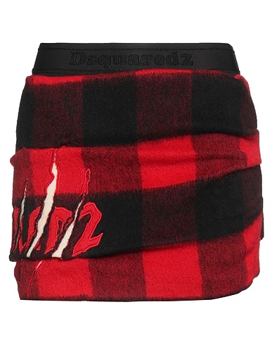 DSQUARED2 Mini skirt 75% Wool, 20% Polyamide, 5% Other Fibres