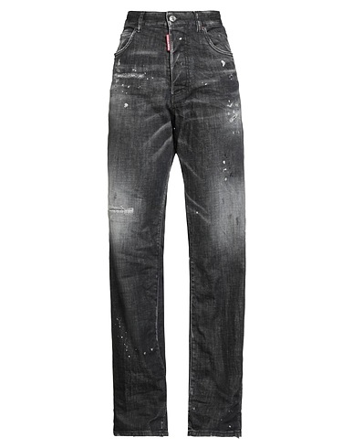 DSQUARED2 Denim trousers Charcoal 98% Cotton, 2% Elastane