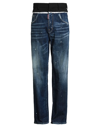 DSQUARED2 Denim pants Blue 99% Cotton, 1% Elastane, Polyester, Virgin Wool