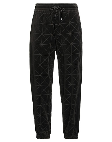 EMPORIO ARMANI Casual trouser Dark green 85% Cotton, 15% Polyamide