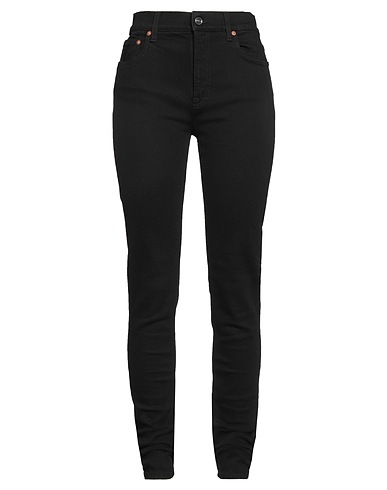 GUCCI Denim trousers Black 97% Cotton, 3% Elastane