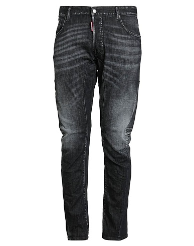 DSQUARED2 Denim trousers Black 98% Cotton, 2% Elastane