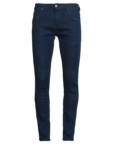 BOSS Denim trousers Blue 46% Lyocell, 23% Cotton, 16% Textile fibres, 14% Recycled polyester, 1% Polyester