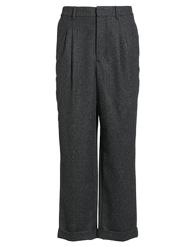 AMI ALEXANDRE MATTIUSSI Casual trouser Charcoal 100% Virgin Wool