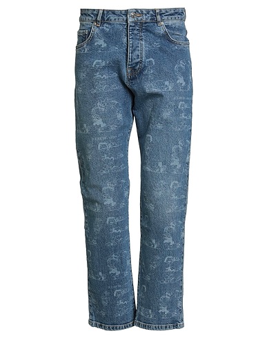 ICEBERG Denim pants Blue 99% Cotton, 1% Elastane
