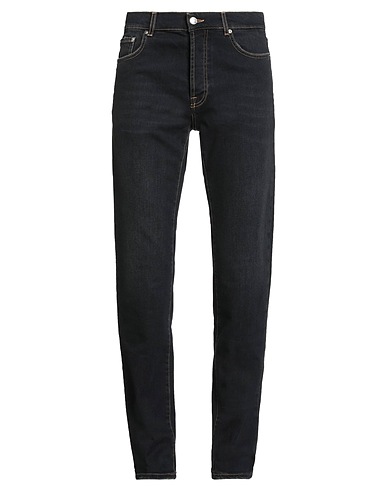 ICEBERG Denim pants Black 99% Cotton, 1% Elastane