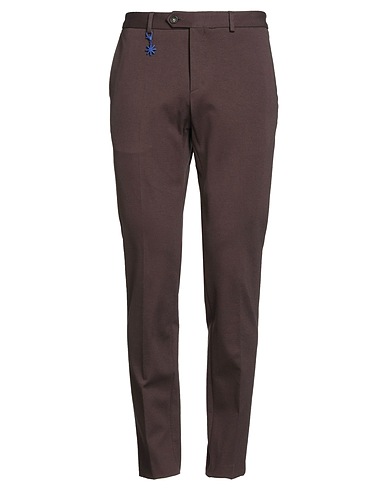 MANUEL RITZ Pantalone Testa di moro 65% Viscosa, 30% Poliammide, 5% Elastan