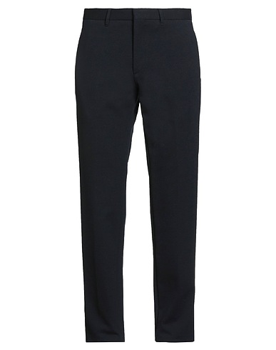 BOSS Casual pants Midnight blue 56% Polyamide, 20% Wool, 19% Polyacrylic, 5% Elastane