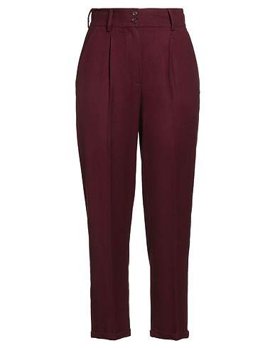 KITON Casual trouser Burgundy 100% Cashmere