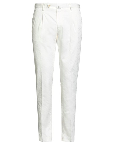 GTA IL PANTALONE Hosen Elfenbein 98% Baumwolle, 2% Elastan