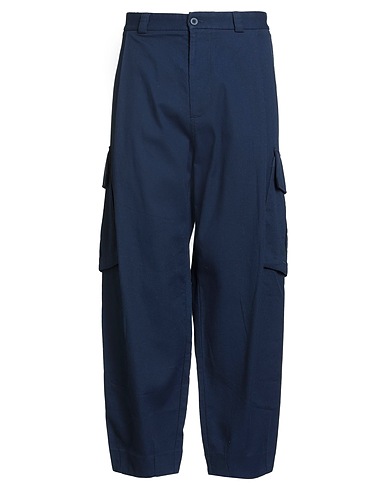 EMPORIO ARMANI Casual pants Midnight blue 100% Cotton