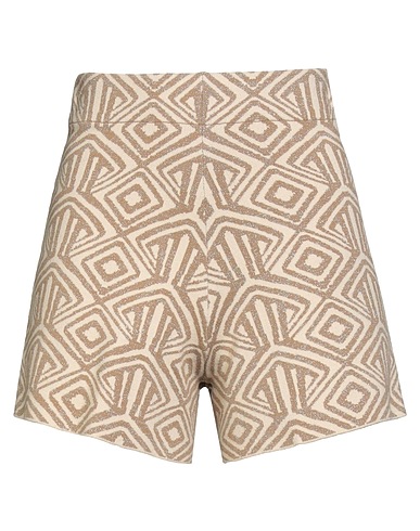 SKILLS & GENES Shorts & Bermuda Khaki 72% Rayon, 28% Polyester