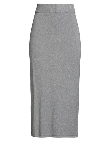 VICOLO Μίντι φούστα Γκρι 50% Βισκόζη, 27% Πολυεστέρας, 23% Πολυαμίδη