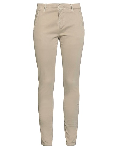 DONDUP Casual trouser Light grey 98% Cotton, 2% Elastane