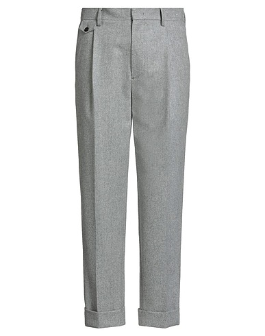 L.B.M. 1911 Casual trouser Light grey 100% Virgin Wool