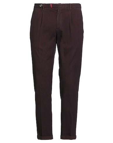 GTA IL PANTALONE Casual pants Burgundy 98% Cotton, 2% Elastane