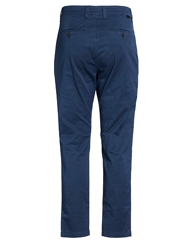 HAIKURE Casual trouser Navy blue 98% Cotton, 2% Elastane