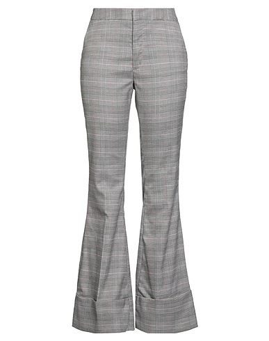 GAUDÌ Casual trouser Black 79% Polyester, 19% Viscose, 2% Elastane