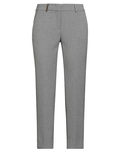PESERICO Casual trouser ICON 4718 Grey 64% Polyester, 27% Viscose, 6% Cotton, 3% Elastane