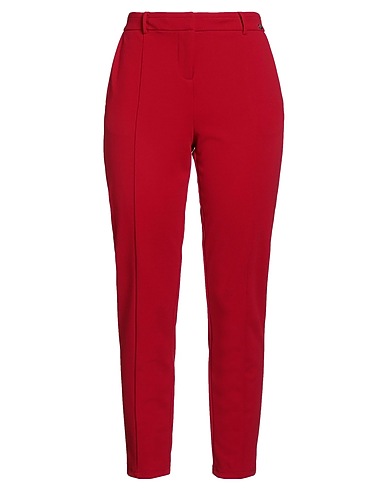 GAUDÌ Casual trouser JEANS Red 95% Polyester, 5% Elastane