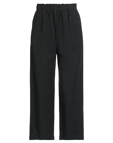 SKILLS & GENES Casual παντελόνι Μαύρο 59% Tencel™, 24% Βαμβάκι, 17% Λινό