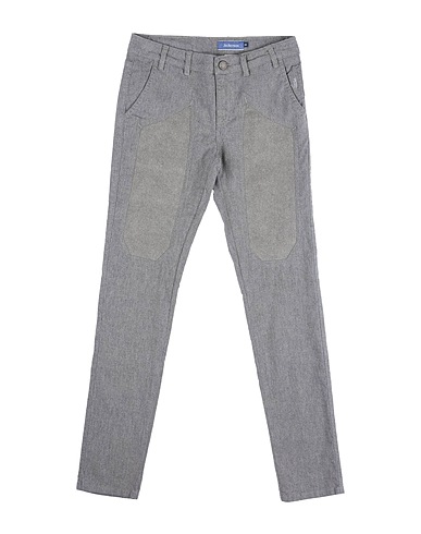 JECKERSON Casual pants Grey 98% Cotton, 2% Elastane