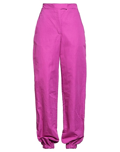 FÊTE IMPÉRIALE Casual trouser Fuchsia 60% Cotton, 40% Linen