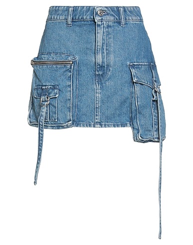 VICOLO Gonna jeans Blu 100% Cotone