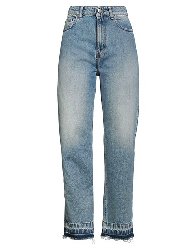 VICOLO Denim pants Blue 100% Cotton