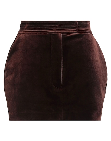 ALEX PERRY Mini skirt TESTA DI MORO 95% Polyester, 5% Elastane