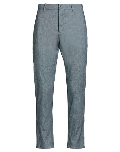 GTA IL PANTALONE Casual trouser Blue 40% Cotton, 38% Linen, 18% Polyester, 2% Acetate, 2% Polyamide