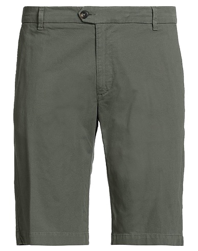 AERONAUTICA MILITARE Shorts & Bermuda Military green 97% Cotton, 3% Elastane