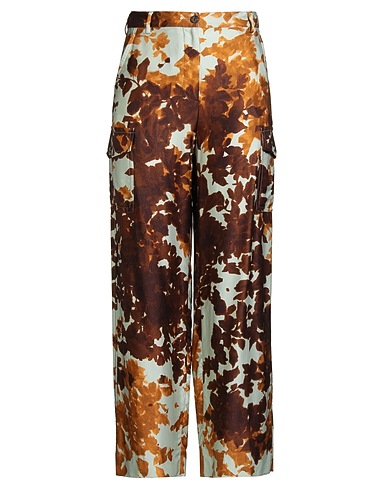 DRIES VAN NOTEN Pantalone Verde chiaro 100% Viscosa